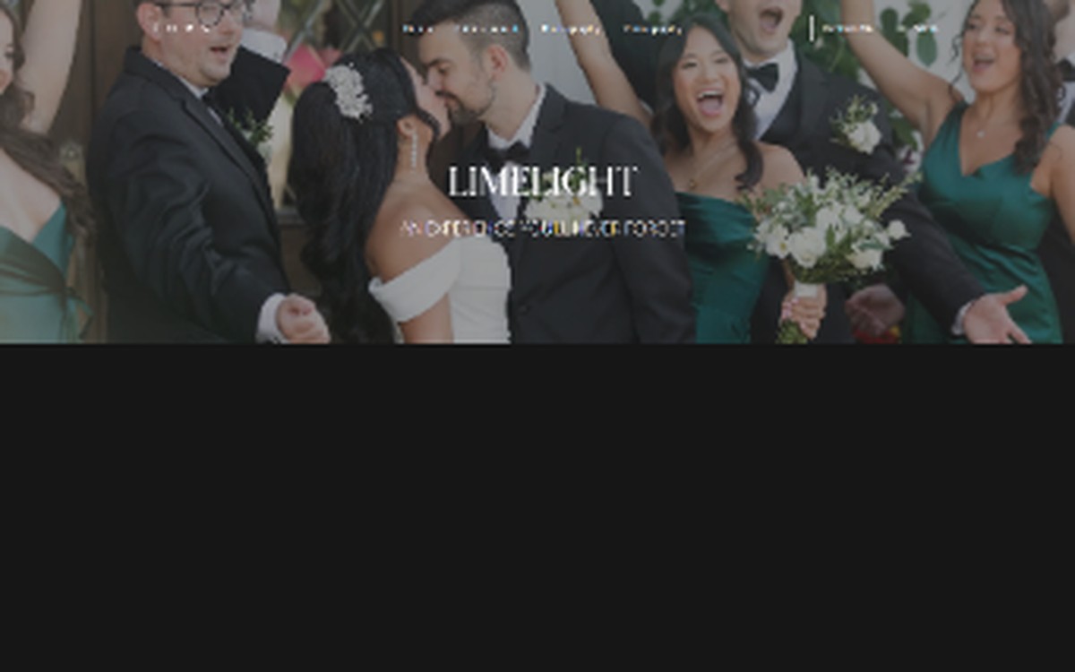 Limelight Entertainment website screenshot